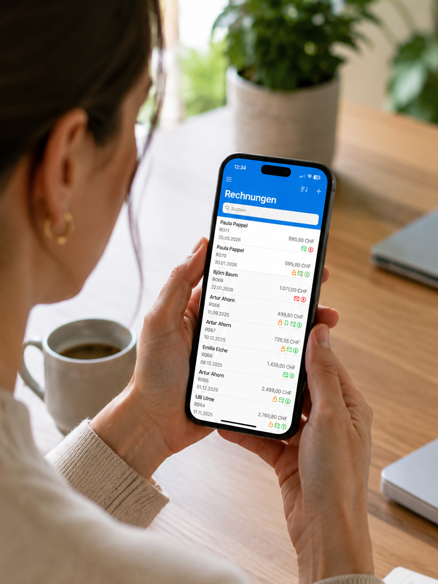 Rechnungen schreiben von überall mit der BillMore App